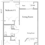 2 Bedroom 1 Bath Apartment with Washer/Dryer Connections